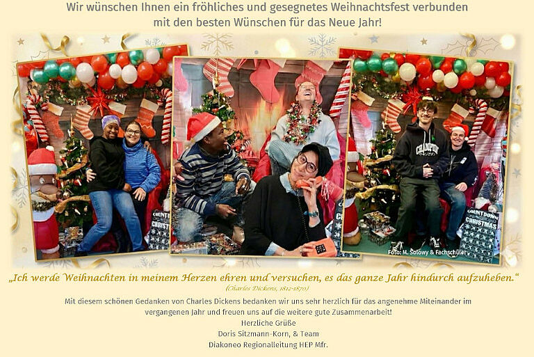 Wir wünschen allen ein gesegnetes Weihnachtsfest...